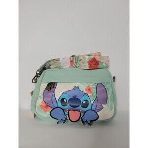 Disney Stitch Green Floral Crossbody